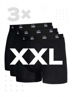 Triplepack pánských boxerek PUNO černé - XXL