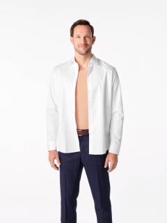 Zvýhodněný balíček - bílá pánská košile GENT + neviditelné tričko ARLON