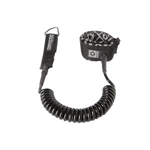 Coiled Leash, Black - 8ft