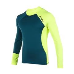 Crossfire L/S Rashvest, Lime - XL