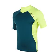 Crossfire S/S Rashvest, Lime - XL