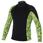 Empire Vest L/S Men, Black/Green - S