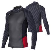 Gust Vest L/S Men, Black/Red - S