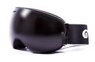 Lyžařské a snowboardové brýle Ocean Cervino - Black + Black Smoke Lens