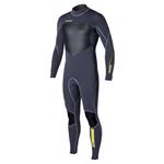 Majestic 5/4 D/L Fullsuit Backzip, Grey - S