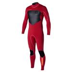 Majestic 5/4 D/L Fullsuit Backzip, Red - S