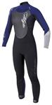 Star 5/4 D/L Fullsuit Women, Black/Purple - XL