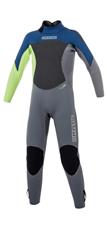 Star Fullsuit 3/2mm Bzip Flatlock Kids, Navy - M