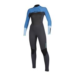 Star Fullsuit 5/3mm Bzip Women, Menthol Blue - M