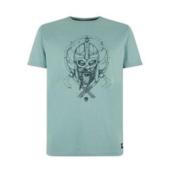 Warrior Tee, Ocean Green - L