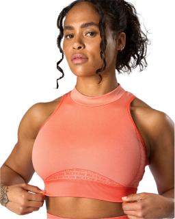 ICANIWILL Crop Top Seamless Peach Barva: Orange, Velikost: XS