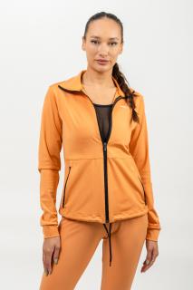 NEBBIA Elite Essentials Mikina na zip s odleskem Sleek 481 Orange Barva: Orange, Velikost: L