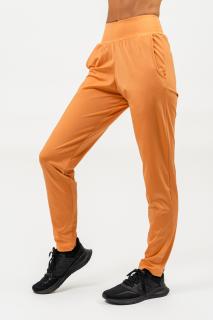 NEBBIA Elite Essentials Slim fit legíny s kapsami Sleek 482 Orange Barva: Orange, Velikost: L