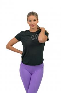 NEBBIA FIT Activewear funkční tričko 440 Black Barva: Černá, Velikost: M