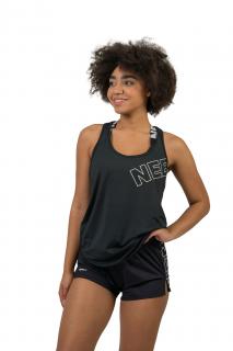 NEBBIA FIT Activewear tílko  Racer back  441 Black Barva: Černá, Velikost: L