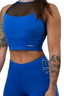 NEBBIA FIT Activewear Vyztužená Sportovní podprsenka 437 Blue Barva: Modrá, Velikost: XS