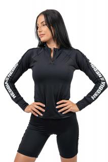 NEBBIA Hero N°3 Sportovní top s dlouhým rukávem WINNER 239 Black Barva: Černá, Velikost: L