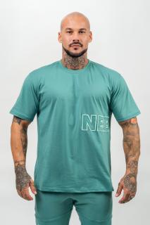 NEBBIA Olympia Tričko s krátkým rukávem DEDICATION 709 Green Barva: Zelená, Velikost: L