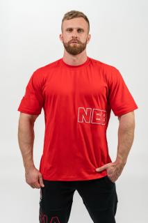 NEBBIA Olympia Tričko s krátkým rukávem DEDICATION 709 Red Barva: Červená, Velikost: XL