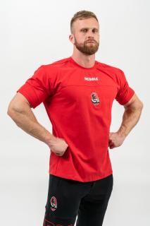 NEBBIA Olympia Tričko s krátkým rukávem LEGENDARY 712 Red Barva: Červená, Velikost: XL