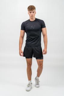 NEBBIA Performance+ Kompresní Sportovní Tričko  Endurance 346 Black Barva: Černá, Velikost: L