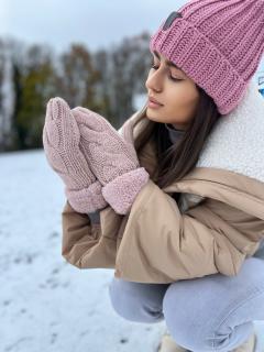 Rukavice I růžová / fuchsia Barva: růžová
