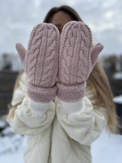 Rukavice II růžová / fuchsia Barva: růžová
