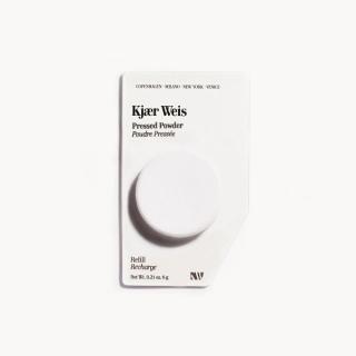 Kjaer Weis Luxusní Bio certifikovaný fixační pudr Translucent náplň 6 g
