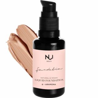 NUI Cosmetics Přírodní tekutý makeup s hedvábným výsledným efektem 30 ml Aramona