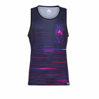 Běžecké tílko GLITCH Barva: Fialová, Velikost: XL