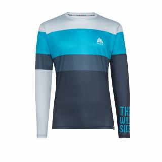 Běžecké triko COLORBLOK BLUE Barva: Modrá, Velikost: XL