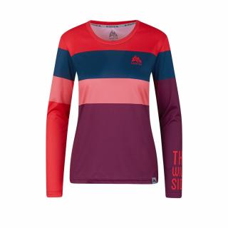 Běžecké triko COLORBLOK CHERRY W Barva: Červená, Velikost: L