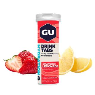 GU Hydration Drink Tabs 54 g - Strawberry Lemonade