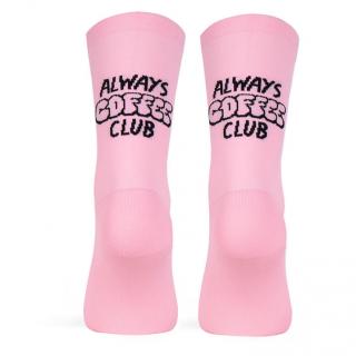 Ponožky ALWAYS COFFEE CLUB pink Velikost: L-XL (EU 42-45)