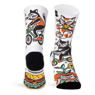 Ponožky BACOA CATS Velikost: L-XL (EU 42-45)
