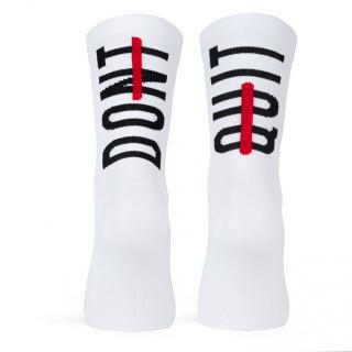 Ponožky DONT QUIT WHITE Velikost: S-M (EU 37-41)