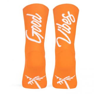 Ponožky GOOD VIBES Orange Velikost: S-M (EU 37-41)