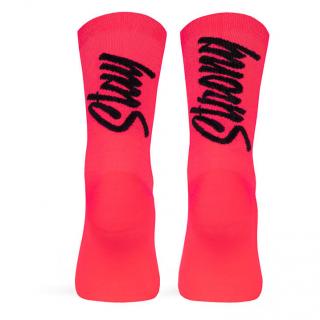 Ponožky STAY STRONG Coral Neon Velikost: L-XL (EU 42-45)