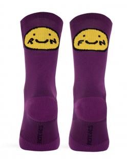 Smile Run Socks Violet Velikost: L-XL (EU 42-45)