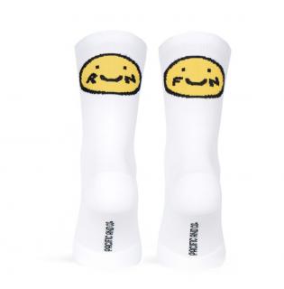 Smile Run Socks White Velikost: L-XL (EU 42-45)