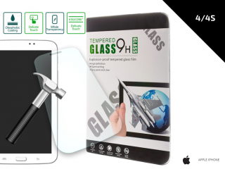 Ochranné sklo Iphone 4/4S Tempered Glass 0,3 mm  TVSK1