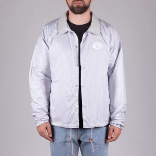 Magenta Nylon Windbreaker Grey Velikost: M