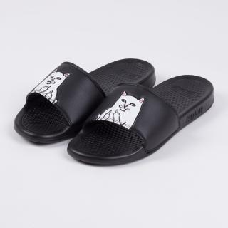 Pantofle Ripndip Lord Nermal Slides Black Velikost: US 11 | EUR 45