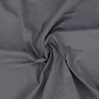 Luxusní bavlněné JERSEY prostěradlo s lycrou 180x200 cm - tmavě šedá