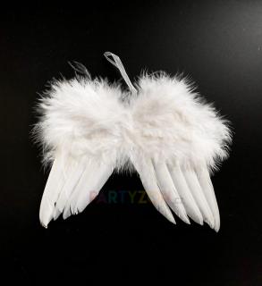 Andělská křídla závěsná dekorace 15 x 15 cm