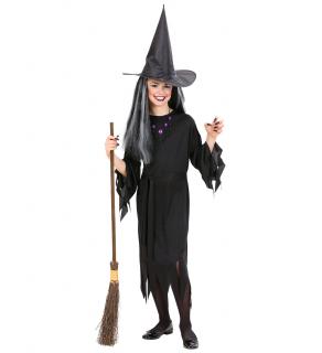 Čarodějnický kostým pro děti Dětské velikosti kostýmů: 116 cm (4-5 let)