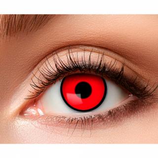 Crazy kontaktní čočky červené (týdenní)
