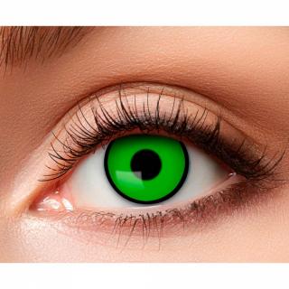 Crazy kontaktní čočky zelené (týdenní)