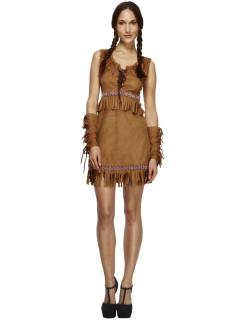 Dámský kostým indiánka Pocahontas Dámské velikosti kostýmů: S (36-38)