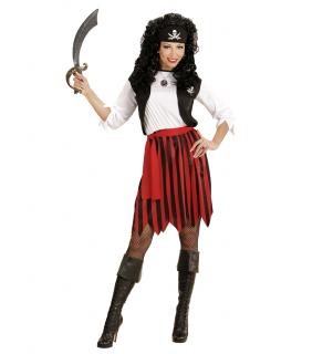 Dámský kostým pro pirátku dospělý Dámské velikosti kostýmů: L (44-46)